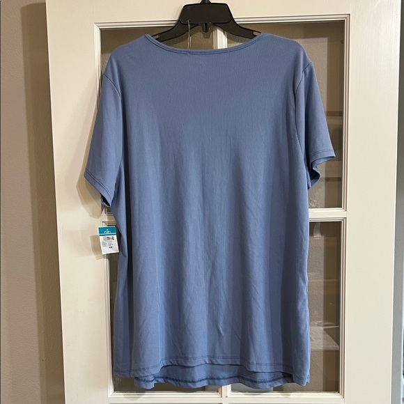 Rue + Relaxed Fit Blue Short Sleeve Tee - Picture 7 of 8